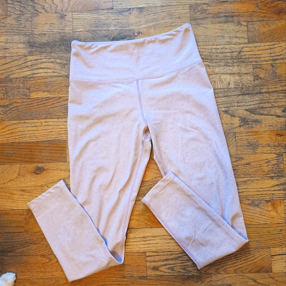 Zyia Active Pink Leopard Unicorn Light N Tight Leggings Size 4